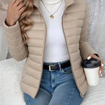 Nalia ��� Quilted High-Neck Jacket