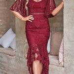 Slim mermaid dress