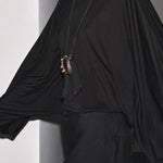 ASYMMETRIC FLOWING CAPE