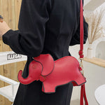 PU Elephant Shape Shoulder Bag Handbag