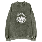Land Strong Spirit Stronger Vintage Sweatshirt