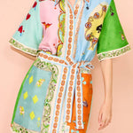 Panflay Rummy Mini Dress In Multi