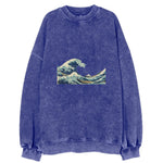 The Great Wave Off Kanagawa Vintage Sweatshirt
