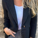 Fashionable and versatile lapel jacket
