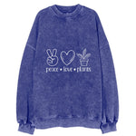 Peace Love Plants Vintage Sweatshirt