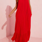 KIMONIE Pocket Plain Maxi Dress