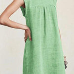CASUAL SLEEVELESS A-LINE MINI DRESS