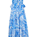 Summer Soiree Off Shoulder Smocked Cut Out Tiered Maxi Dress