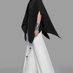 Batwing Sleeves Loose Asymmetric Solid Color One-Shoulder Blouses&Shirts Tops