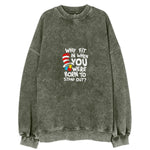 Why Fit In When You Were Born To Stand Out Autism Vintage Sweatshirt