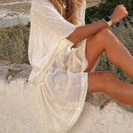 Drawstring Short Sleeve Dress