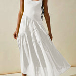 Boho Backless Sheath Skirt Resort Dress