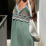 Vigo Boho Crochet Dress Holiday Dress