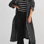 CHANDRY DENIM TRENCH COAT