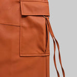 Column Pockets Solid Color Skirts Bottoms