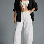 Casual top lapel long sleeve knitted jacket