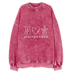 Peace Love Plants Vintage Sweatshirt