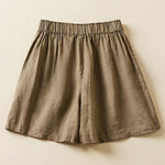 Loose Elasticity Solid Color Shorts Bottoms