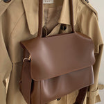 Casual Simple Chic Solid Color Shoulder Bag