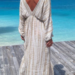 MAXIKLEID DOHA – CREME-BEIGE