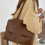 Casual Simple Chic Solid Color Shoulder Bag