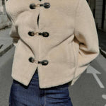 DOUBLE-FACED JACKET WITH TOGGLES