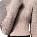 Casual Skinny Long Sleeves Solid Color Half Turtleneck Sweater Tops