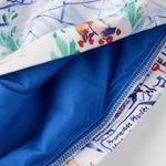Graffiti Print Cotton Shorts Set