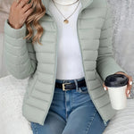Nalia ��� Quilted High-Neck Jacket