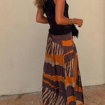 Malibu Knit V-neck Hollow Out Twist Loose Tank
