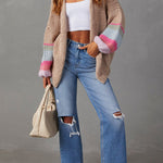 ISLEY OVERSIZED STRIPED CARIDIGAN