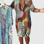 Helinae™ | Sophisticated V-neck Dress