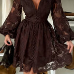 JEMMA CHOCOLATE DRESS