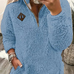 Ayla ��� Ultra-Soft High-Neck Fleece Pullover