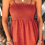 Solid Color Stay A While Gauze Casual Jumpsuit