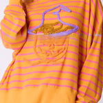 Halloween Ghost Embroidered Sweater Loose Casual Top