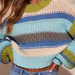 Harvest Feels Cropped Knit Sweater