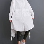 Original Solid Irregularity Hollow Dress