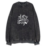 Winter Wonderland Let's Get Cozy Vintage Sweatshirt