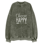 Choose Happy Vintage Sweatshirt