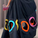 Sleeveless Hollow Pleated Split-Joint Round-neck Maxi Dresses