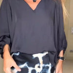Women's Fashion Satin Blouse