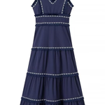 Temperamental and Mature V-neck Tassel Dress