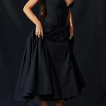 Milady strapless Midi Dress