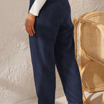women's corduroy loose straight trousers