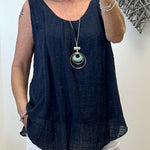 Penelope Necklace Lined Vest Top