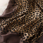 Stylish Leopard Gradient Silk Scarf