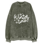 Winter Wonderland Winter Time Vintage Sweatshirt
