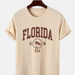 Florida Palm Tree Print T-Shirt