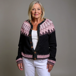 Lydia | Retro Icelandic Knit Cardigan
